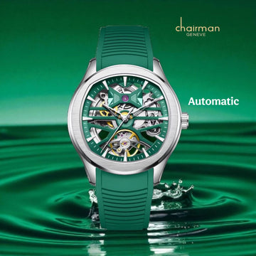 Automatic Mechanical Dial Green Gents Chairman Geneve Watch