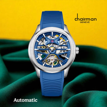 Chairman Geneve Automatic Mechanical Dial Blue Gents Watch
