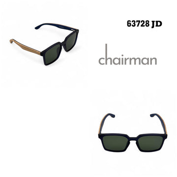 Luxury Chairman 63728 JD Golden Frame Black Sunglass
