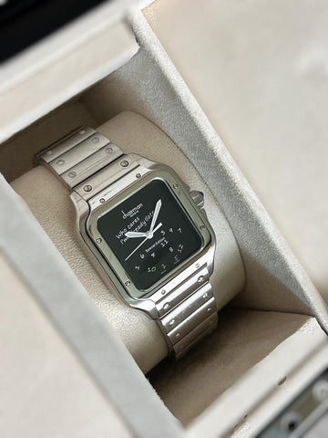 Special Edition Chairman Geneve Black Dial Silver Chain Gents Watch