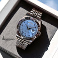 Chain strap rolex type luxury watch